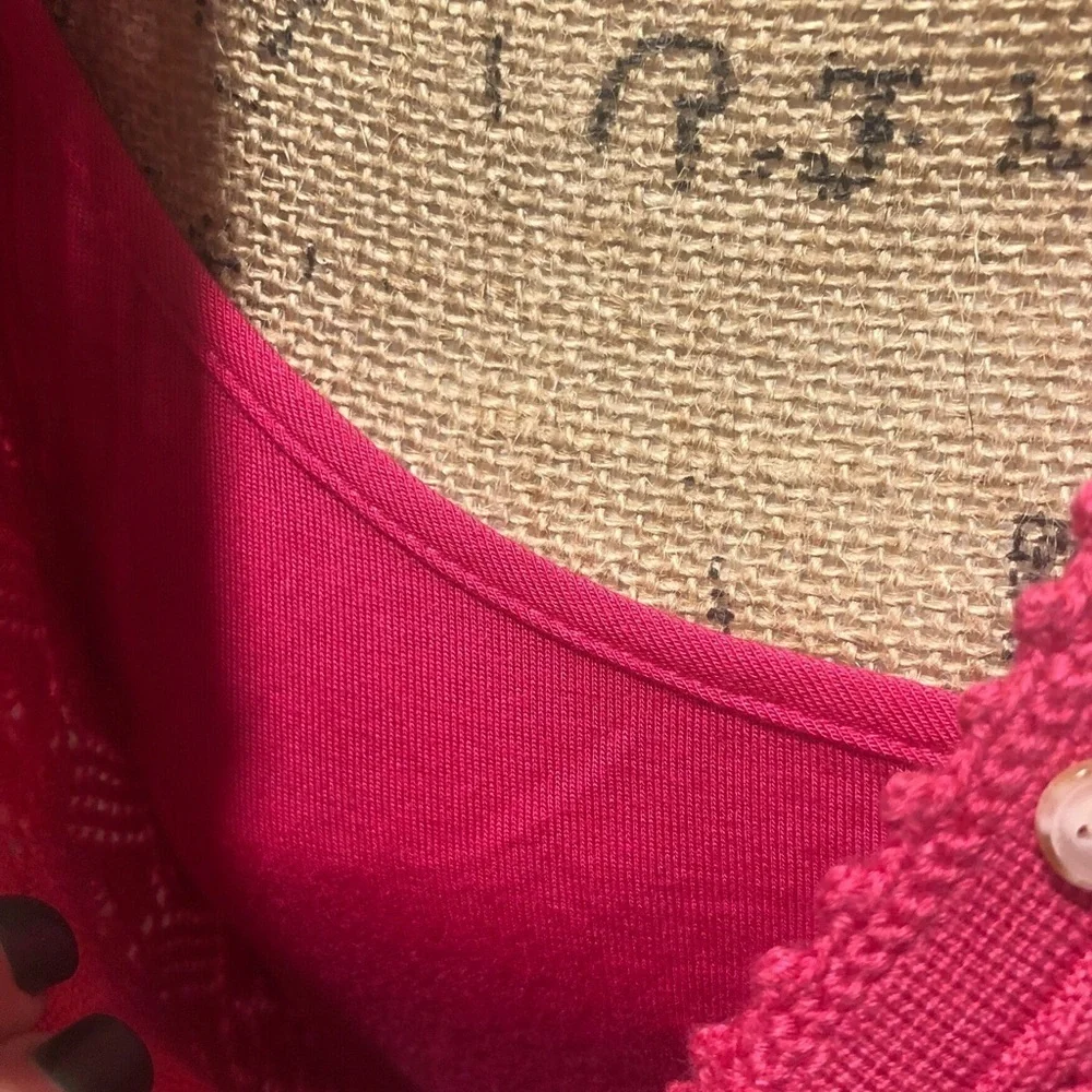 Sundance Whispering Winds Henley- Lipstick, Size XL (PTP 41-43) - Picture 4 of 11